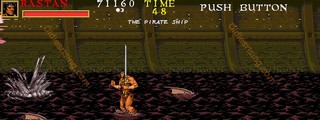 une photo d'Ã©cran de Rastan Saga 3 sur Arcade